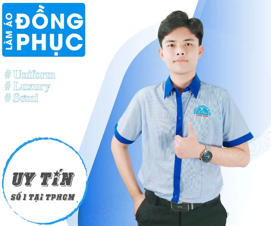 áo đồng phục sơ mi nam