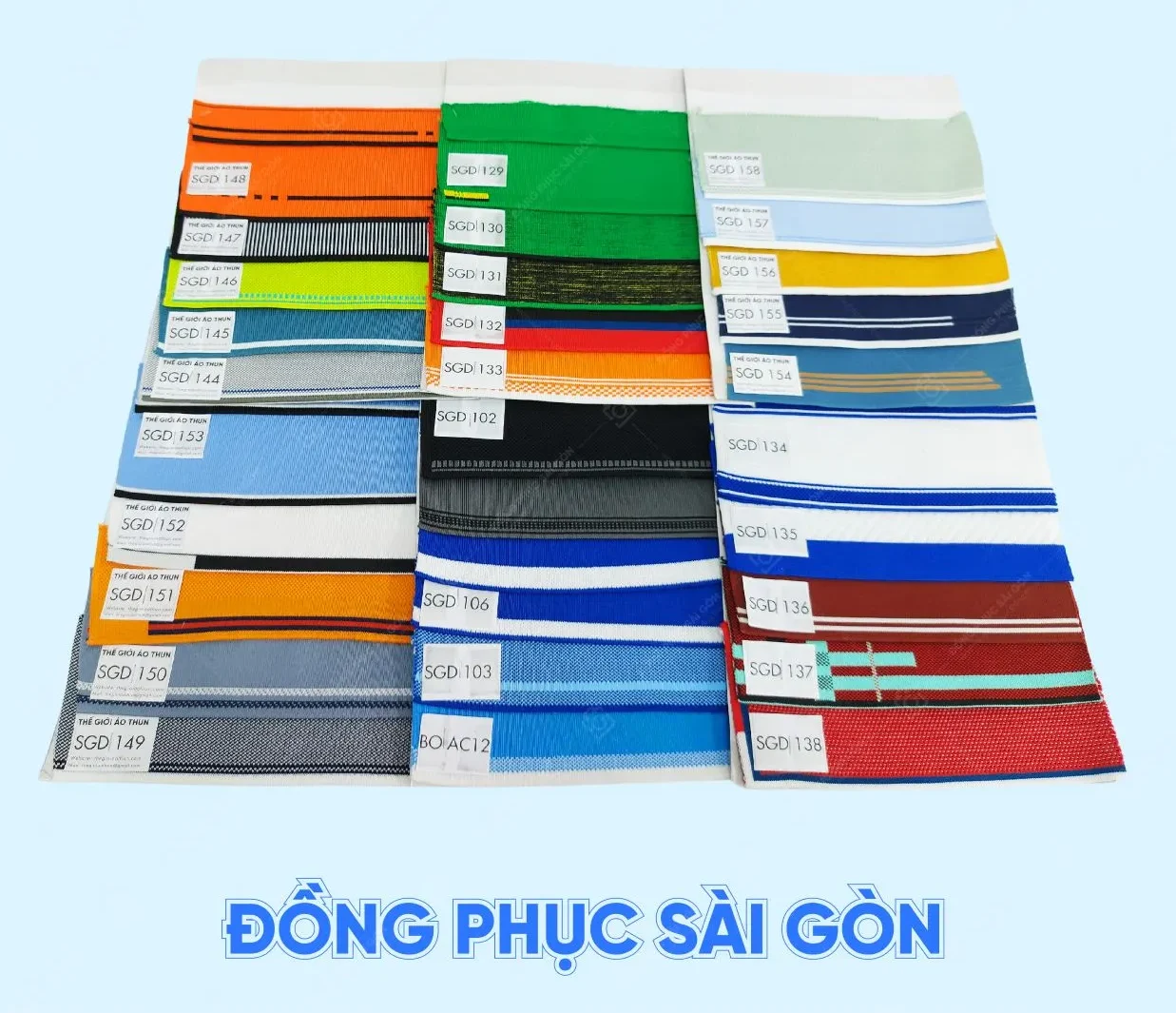 Bảng bo áo thun cao cấp