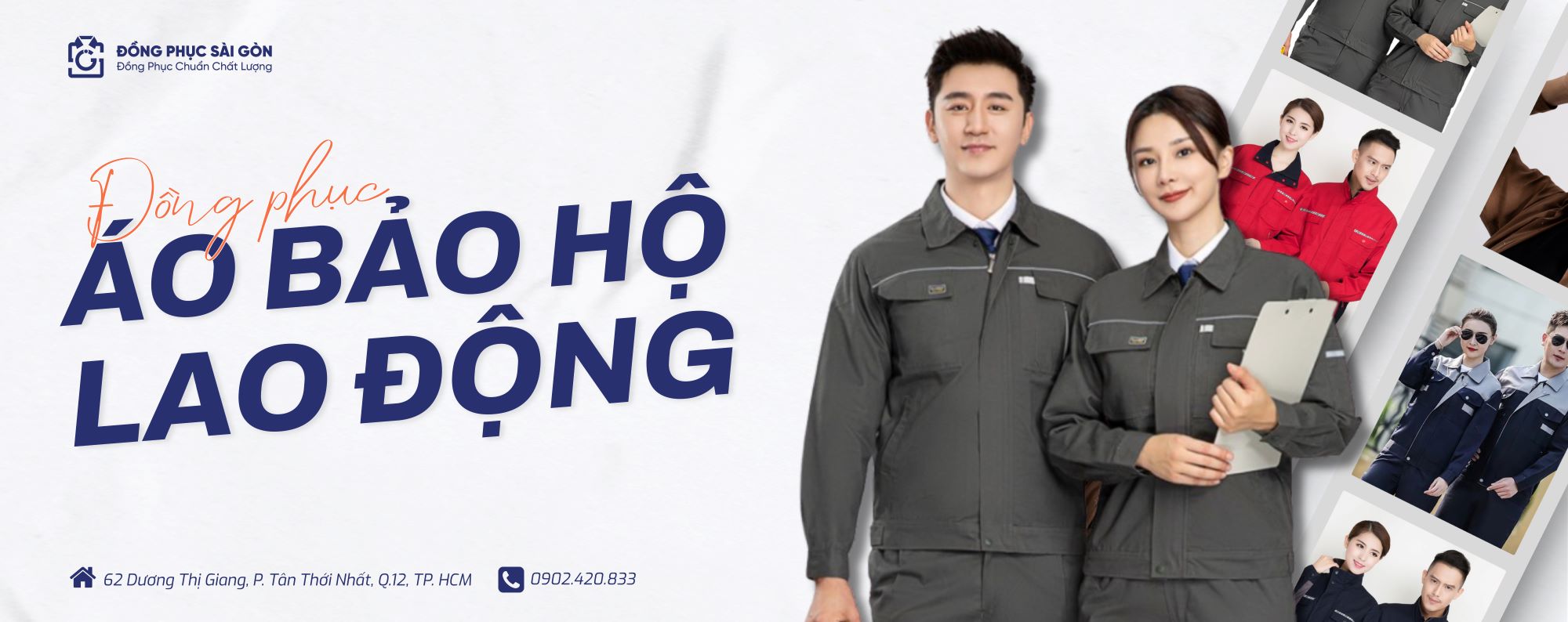 Banner đồng phục bảo hộ lao động