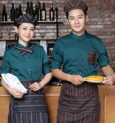 Áo đồng phục cafe unisex, dễ mặc