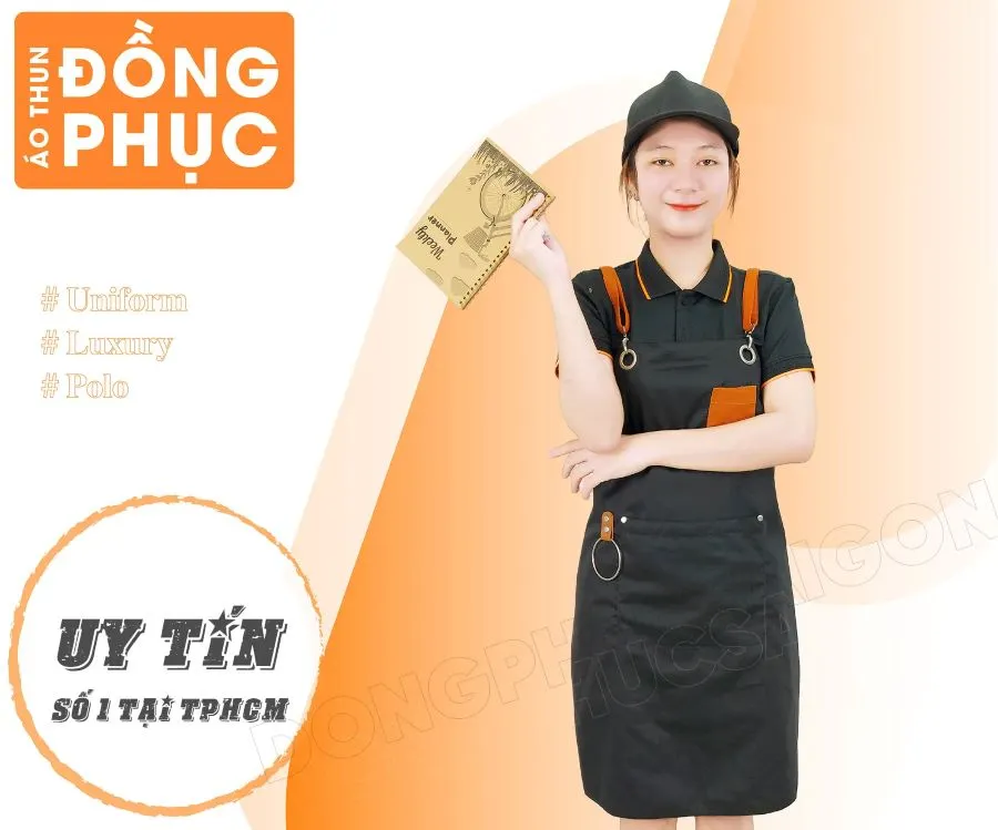 tạp dề đồng phục