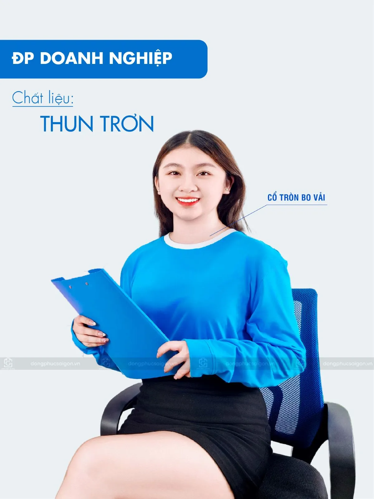 áo thun đồng phục cổ tròn