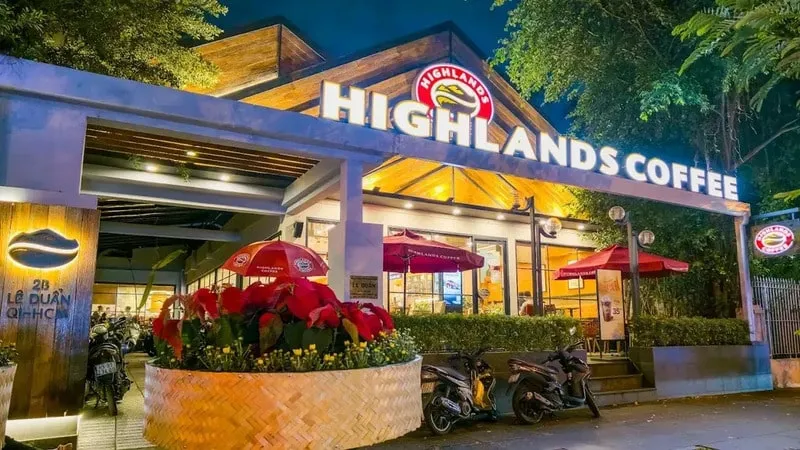 đồng phục highland coffee