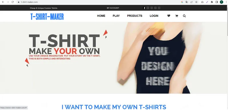 Free T-shirt Maker là website được khá người dùng lựa chọn