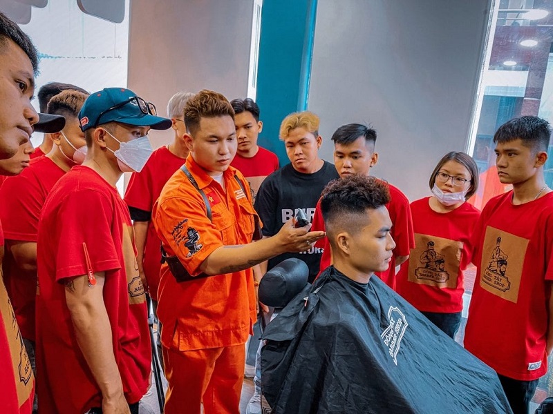 Áo đồng phục barber shop