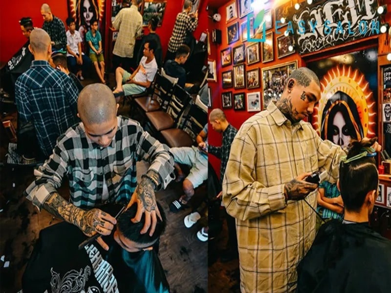 Áo đồng phục barber shop