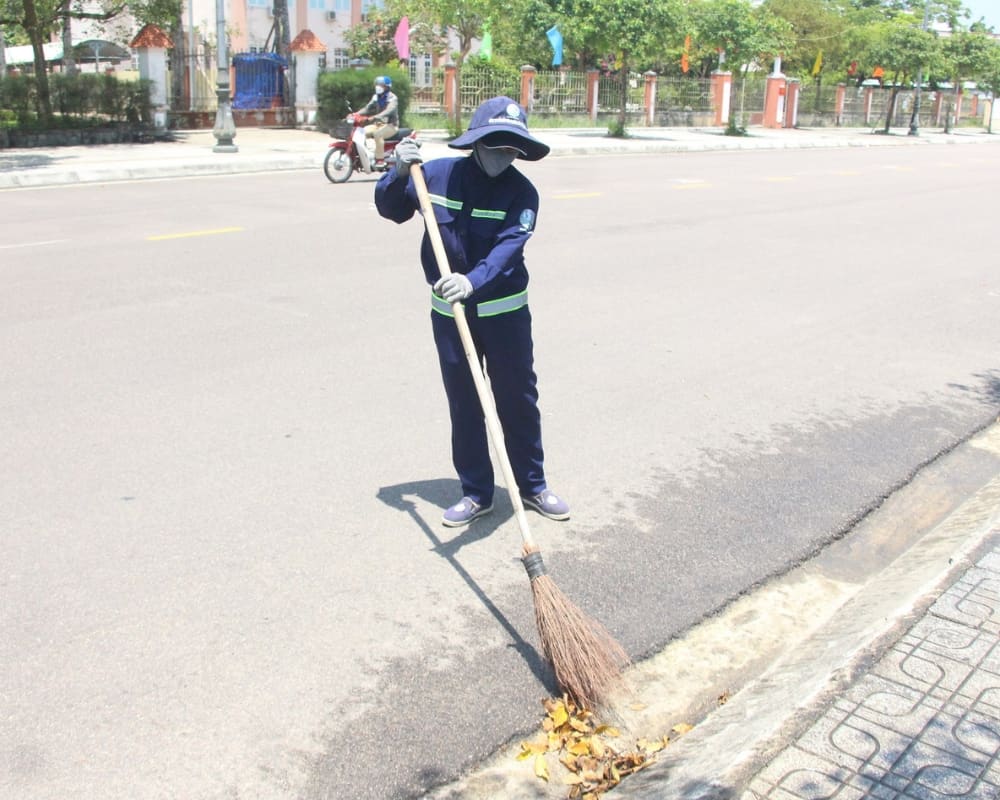 đồng phục công nhân vệ sinh