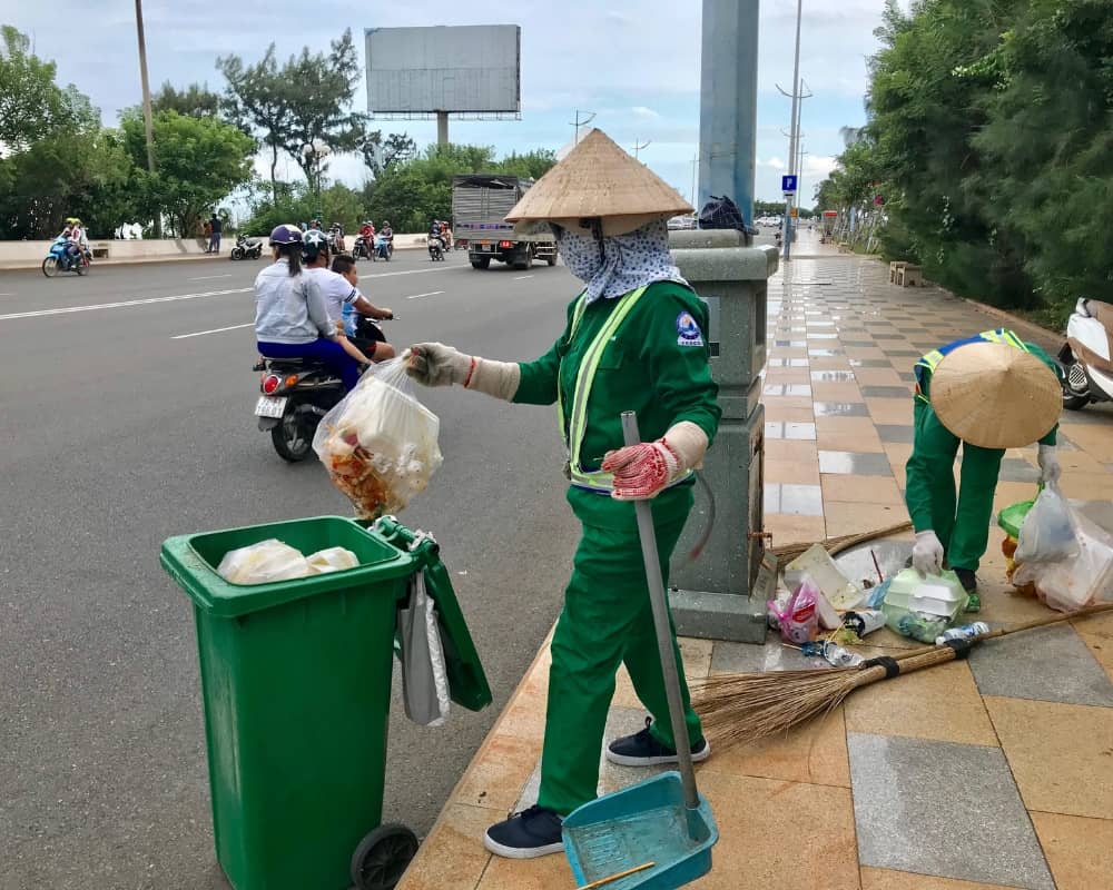 đồng phục công nhân vệ sinh