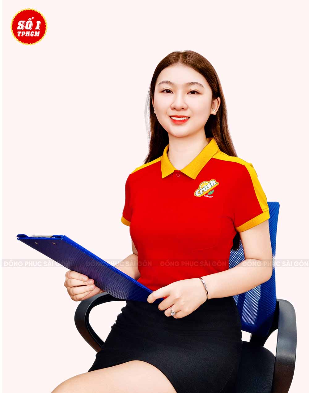 Mẫu đồng phục đẹp Orange