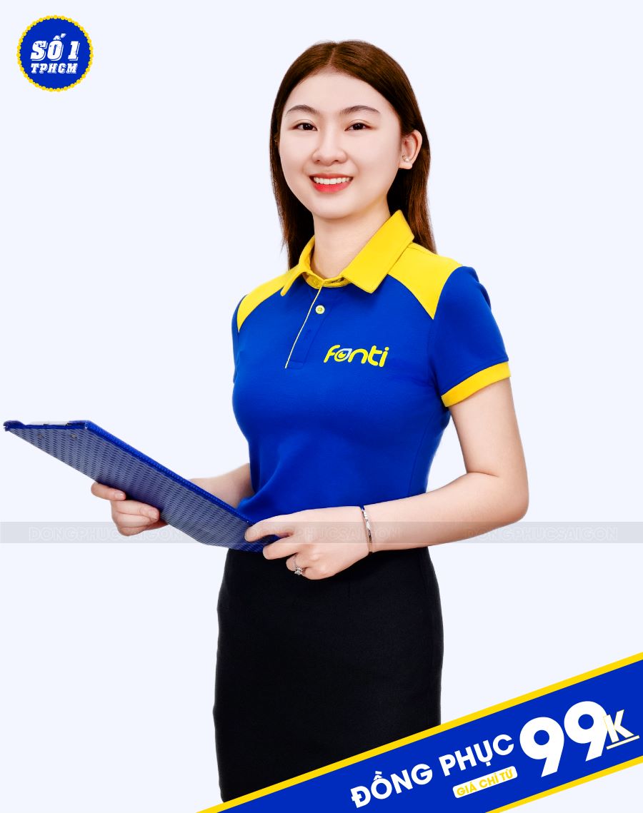 Áo Thun Đồng Phục Công Ty Fonti Logo In Pet