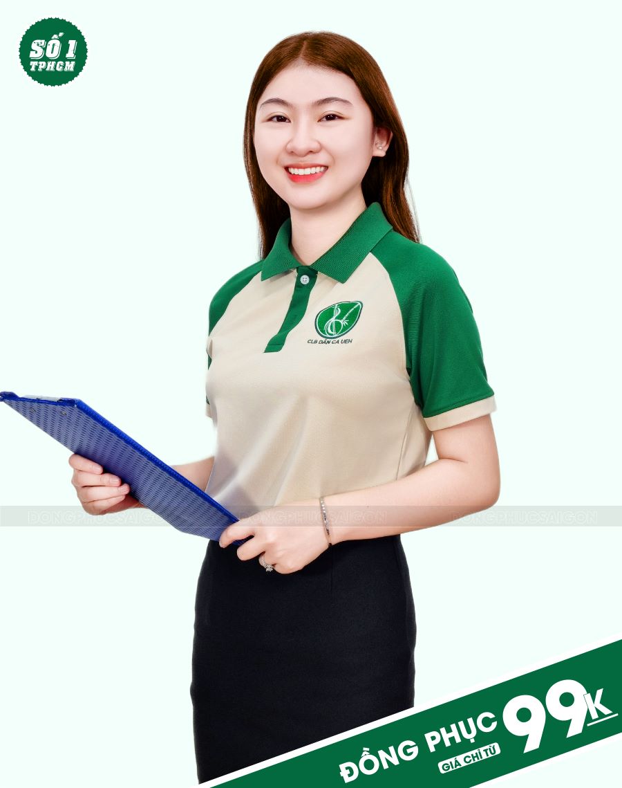 Mẫu áo thun raglan CLB dân ca UEH