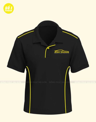 Áo Đồng Phục Polo Màu Đen CT135