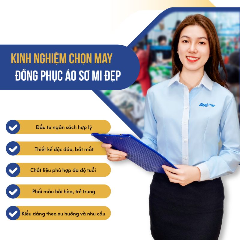 Kinh nghiệm may áo sơ mi đồng phục chất lượng cao