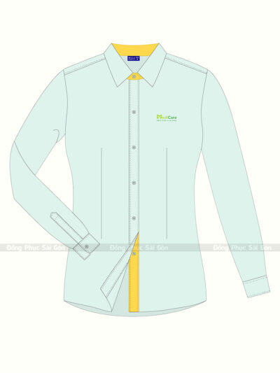 May áo sơ mi nữ đồng phục giá rẻ