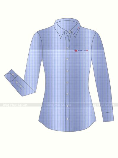 Mẫu áo sơ mi đồng phục công sở ASM57