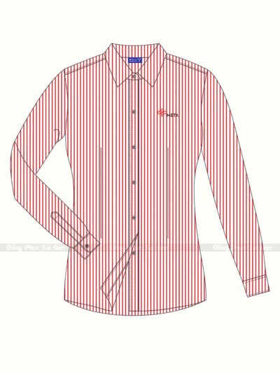Áo sơ mi đồng phục công ty ASM58