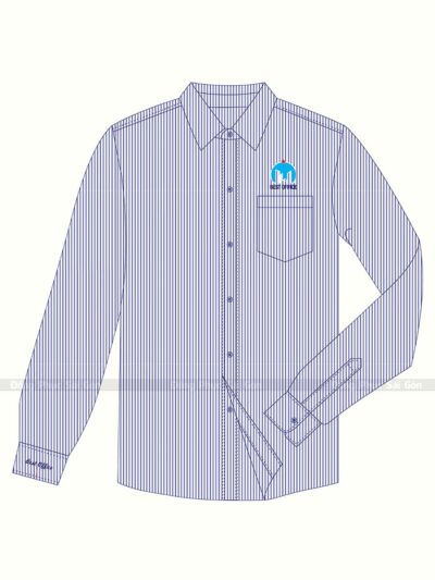 Đồng phục áo sơ mi nam nữ SM24