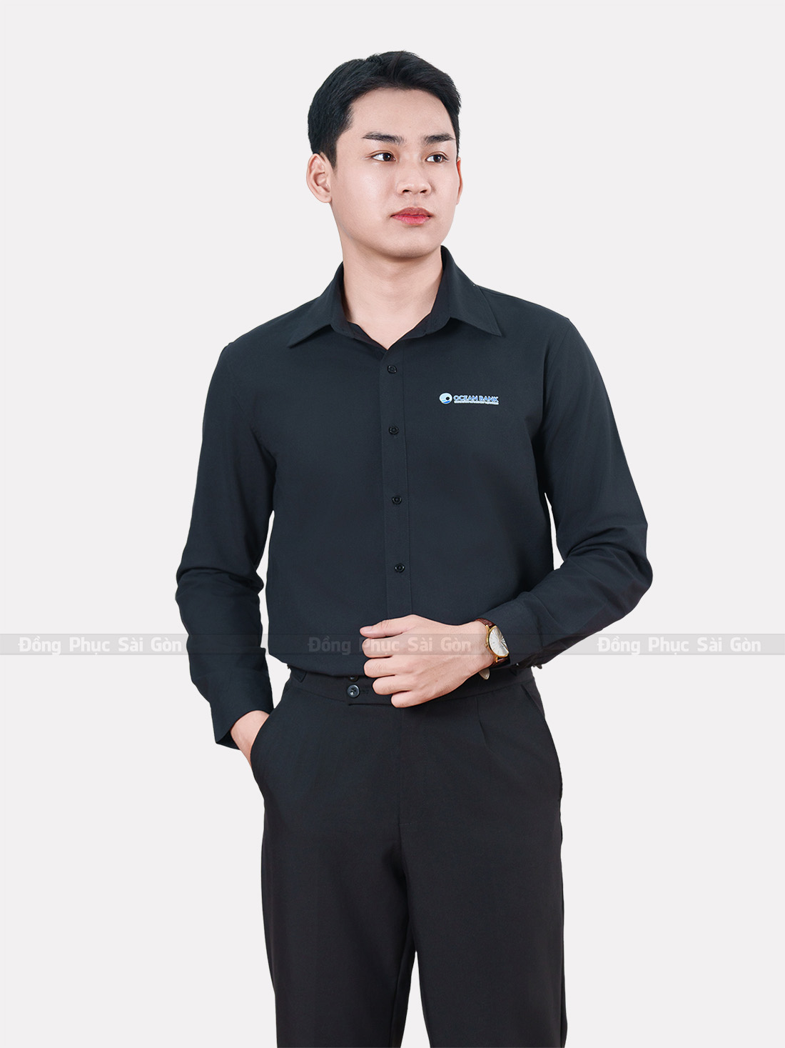 áo sơ mi đồng phục nam công sở đẹp 2