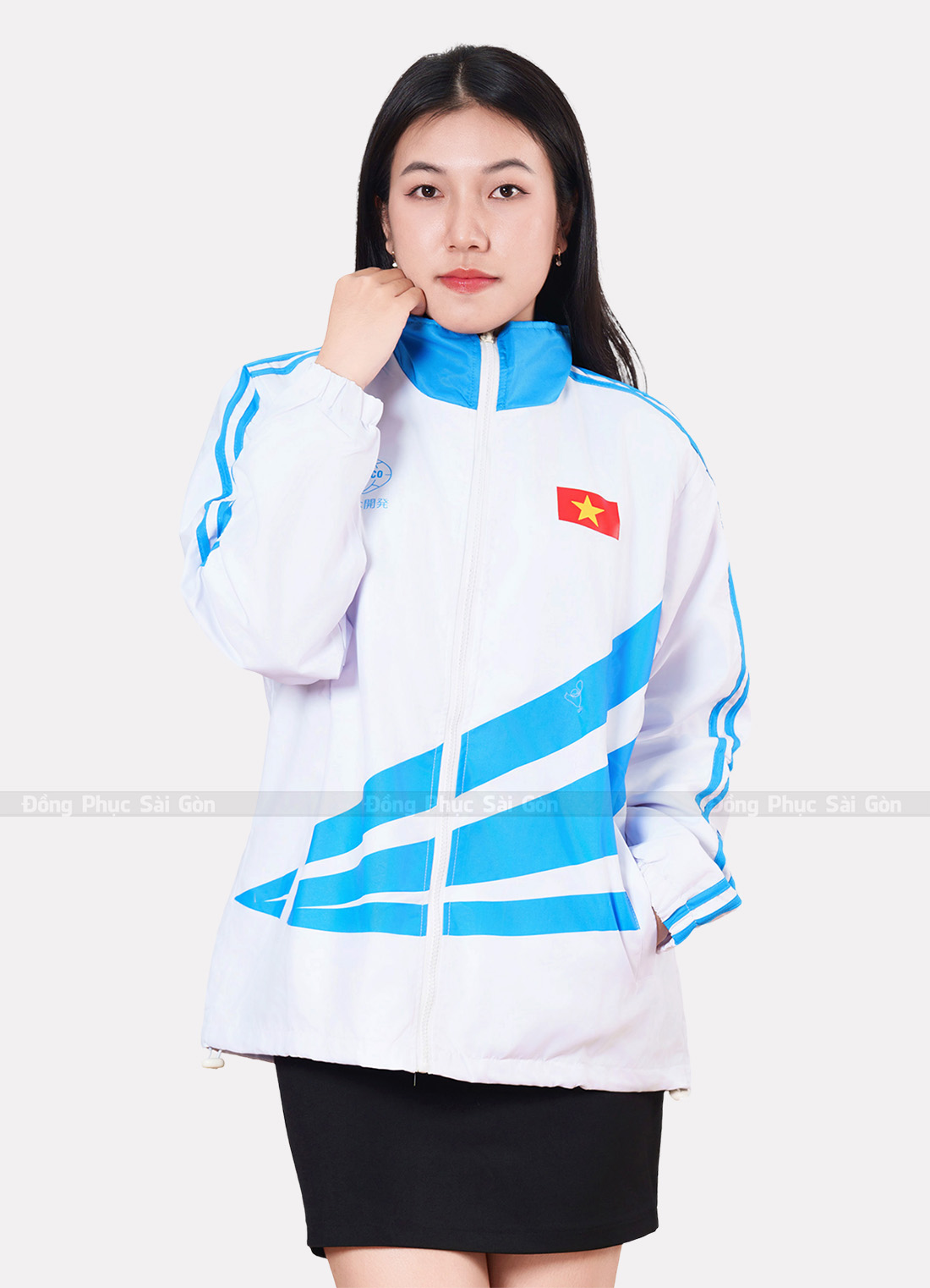 may áo khoác đồng phục tại ninh thuận