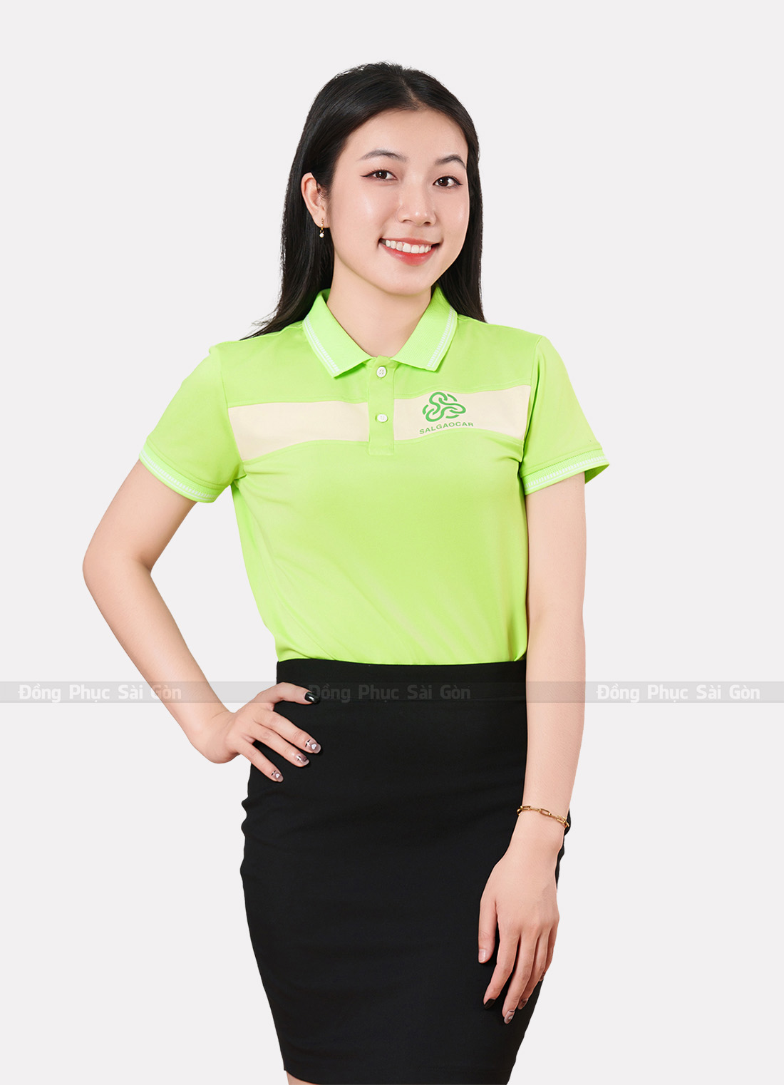 áo phông đồng phục màu xanh lá