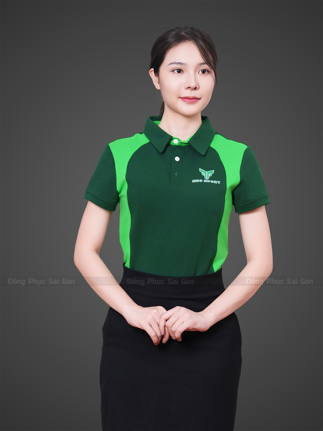 đồng phục màu xanh lá 6