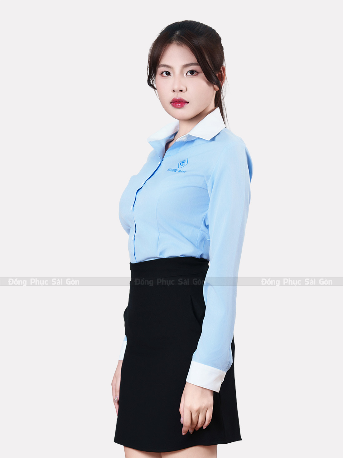 Áo đồng phục sơ mi ngân hàng Saigon Bank 14