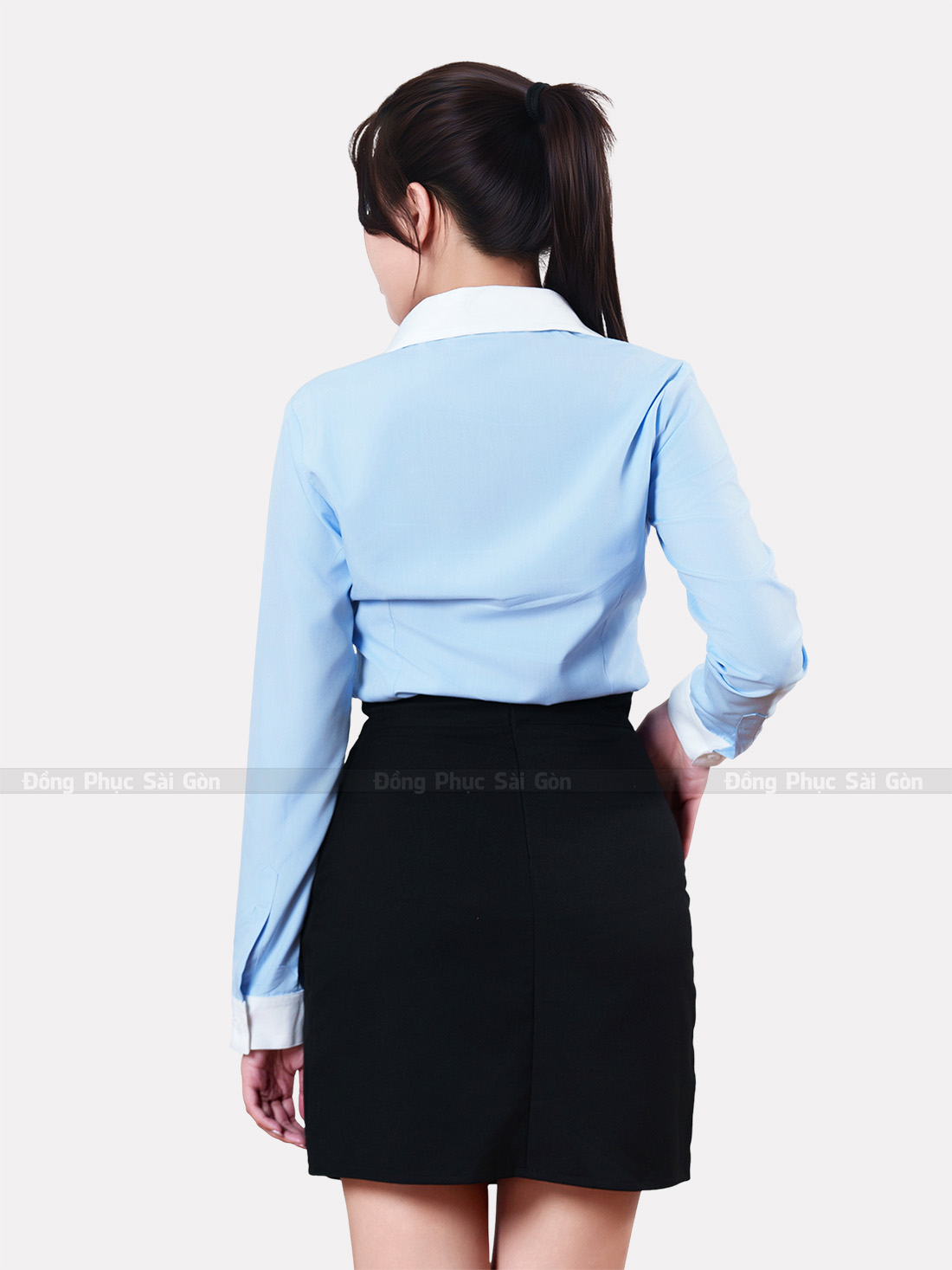Áo đồng phục sơ mi ngân hàng Saigon Bank 17