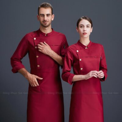 Áo đồng phục bếp TPHCM giá tốt 1