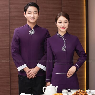 Áo đồng phục cho nhà hàng sang trọng NH250034 1