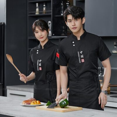 Áo đồng phục đầu bếp chất lượng 1