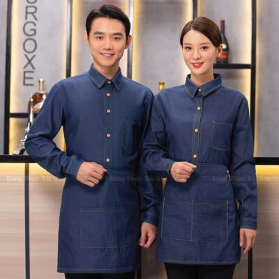 Áo đồng phục nhà hàng khách sạn cao cấp NH250012 3