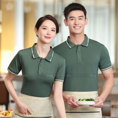 Áo đồng phục phục vụ nhà hàng chuyên nghiệp ở TPHCM 2