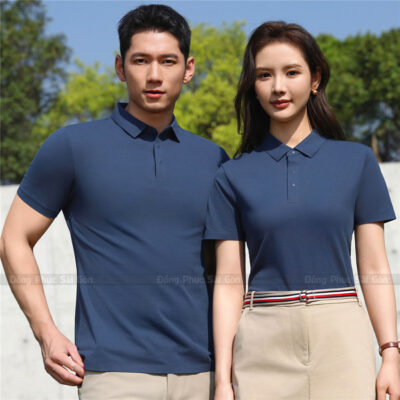 Áo polo ngắn tay đồng phục cho văn phòng