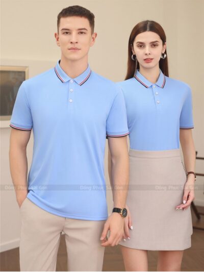 Áo thun đồng phục in logo sắc nét 1