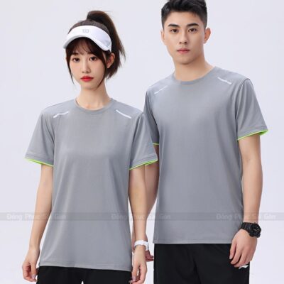 Áo thun không cổ đồng phục phong cách 2