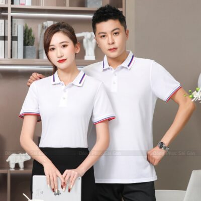 Áo thun trắng đồng phục đa năng 2
