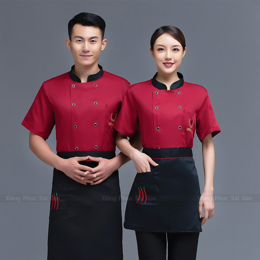 Các mẫu đồng phục nhà bếp đẹp, giá rẻ 6