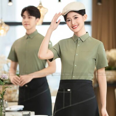 Đồng phục nhà hàng mùa đông ấm áp 1