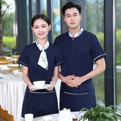 Đồng phục nhân viên quán ăn đẹp và phong cách 1