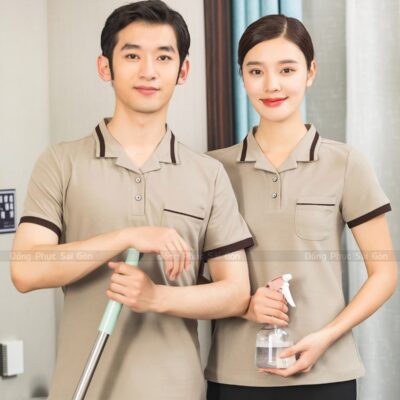 Đồng phục nhân viên quán ăn hiện đại NH250079 1
