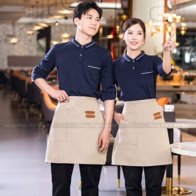 Đồng phục phục vụ nhà hàng chuyên nghiệp NH250102 1