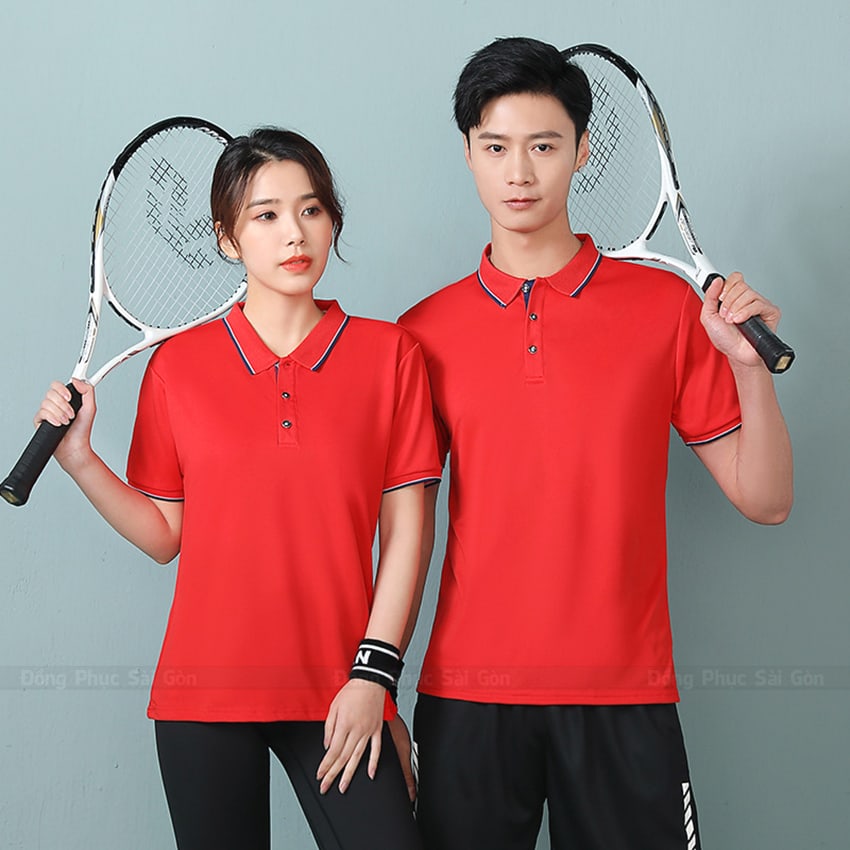 Đồng phục polo đỏ ấn tượng PL250059