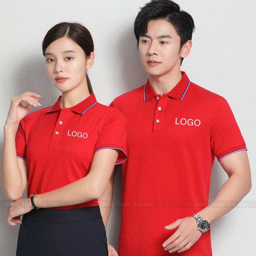 Đồng phục polo đỏ ấn tượng PL250059