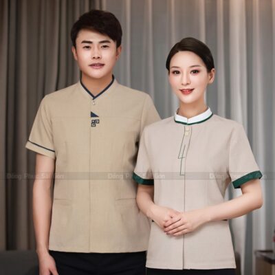 Đồng phục quán ăn vải thể thao năng động 5