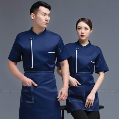 Gia công áo đồng phục nấu bếp bền đẹp 1