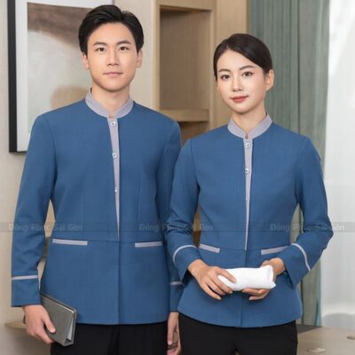 Làm áo đồng phục nhà hàng nhanh 1