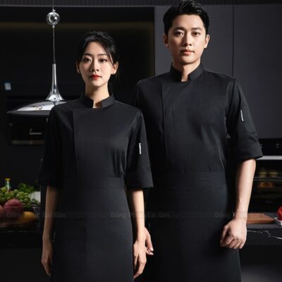 Mẫu áo đồng phục bếp chuyên nghiệp 1