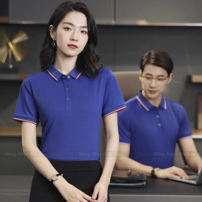 Mẫu áo đồng phục công ty đẹp phong cách mới