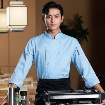 Mẫu áo đồng phục đầu bếp mới nhất 1