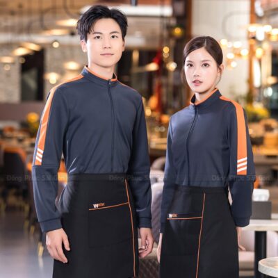 Mẫu áo đồng phục quán ăn mới nhất NH250113 4